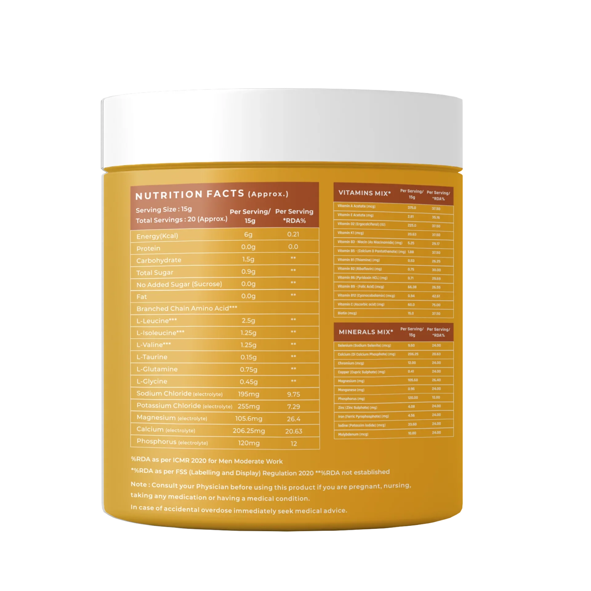 Clean BCAA (e+) BOOST – Orange - Image 2
