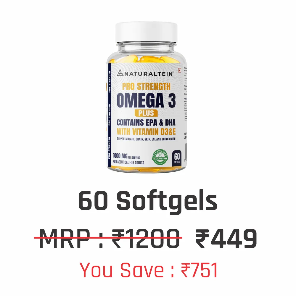 Pro Strength Omega 3 Plus with Vitamin D3 & Vitamin E - Image 4