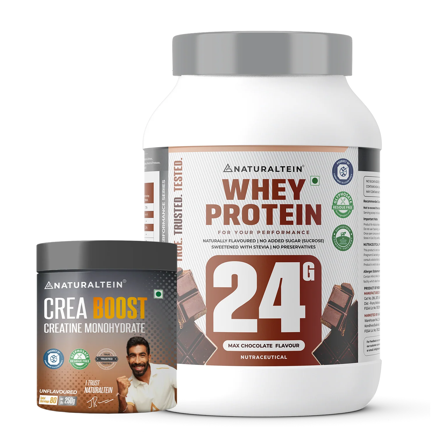 Super Deal – 100% Natural Whey Protein – Max (1 kg) + CREA BOOST Creatine Monohydrate - Image 28